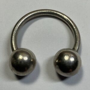 Sterling Silver Horseshoe style keychain